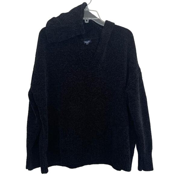 Splendid Size Medium Chenille Aurora V-Neck Oversized Sweater Hoodie‎ Comfy - Picture 5 of 12